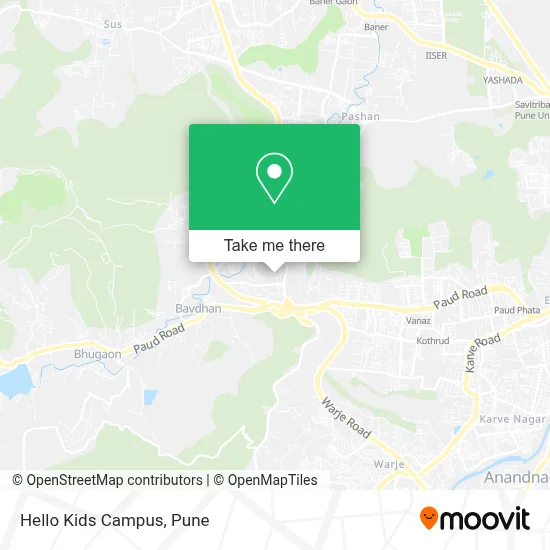 Hello Kids Campus map