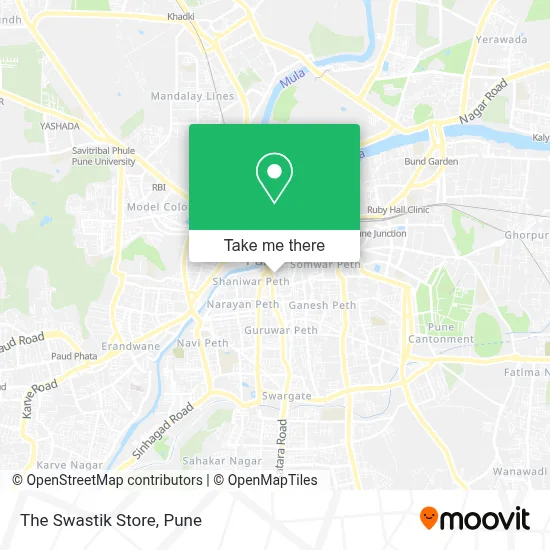 The Swastik Store map