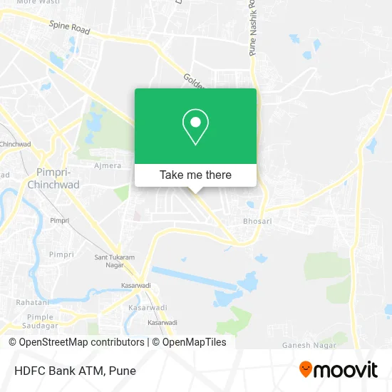 HDFC Bank Atm map