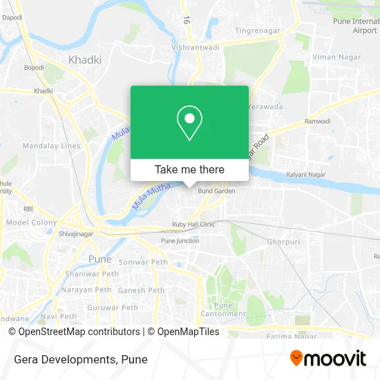 Gera Developments map