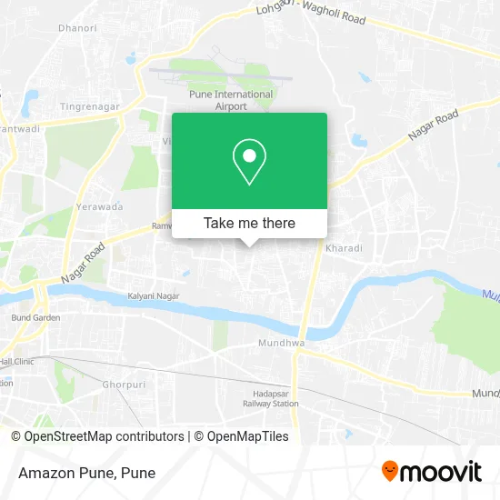 Amazon Pune map