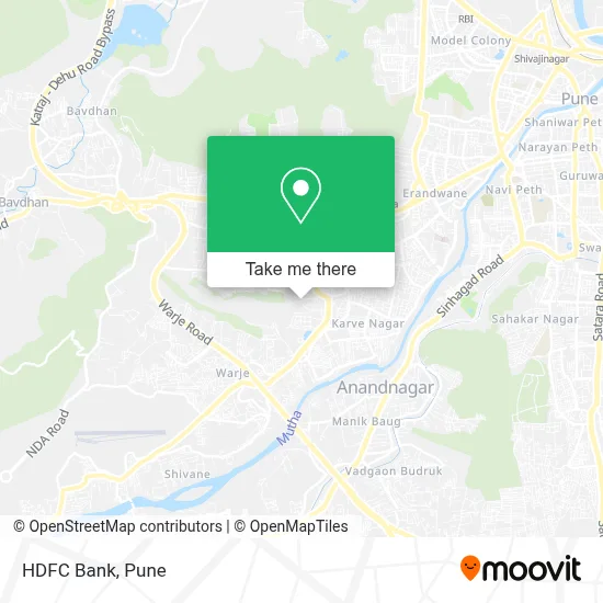 HDFC Bank map