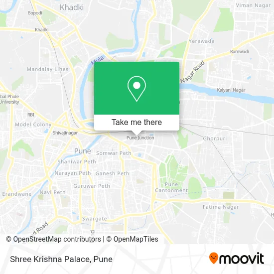 Shree Krishna Palace map