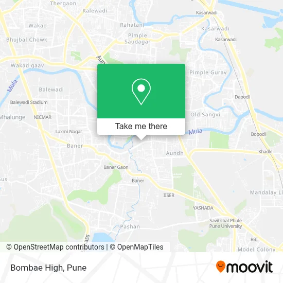 Bombae High map