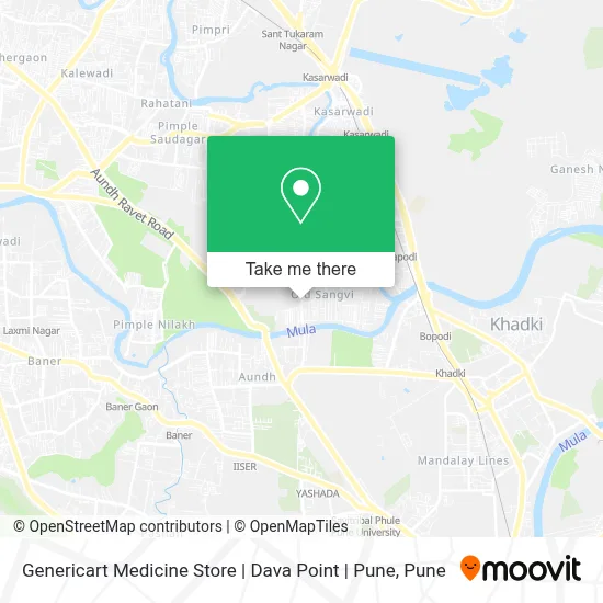 Genericart Medicine Store | Dava Point | Pune map