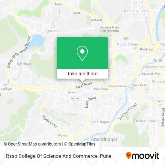 Rssp College Of Science And Commerce map