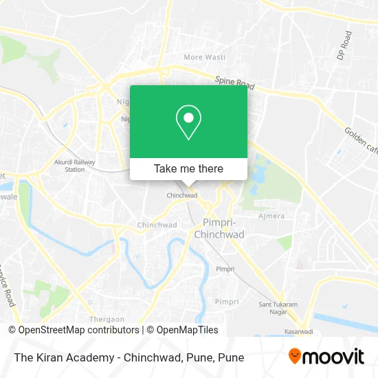The Kiran Academy - Chinchwad, Pune map