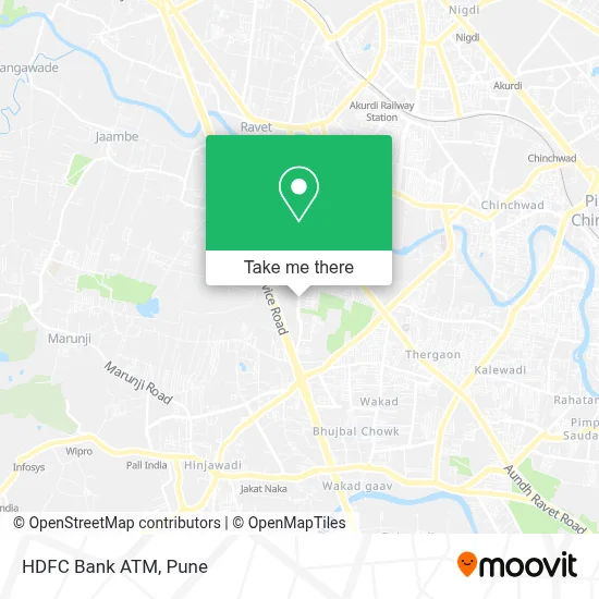 HDFC Bank Atm map
