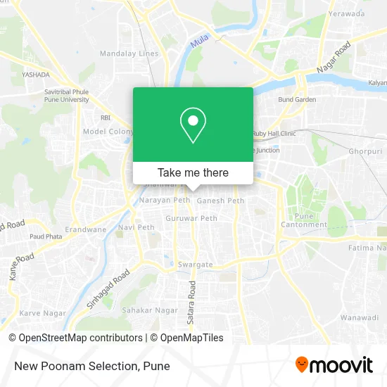 New Poonam Selection map