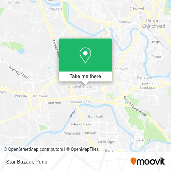 Star Bazaar map