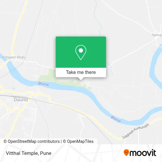 Vitthal Temple map