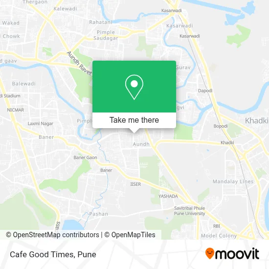 Cafe Good Times map