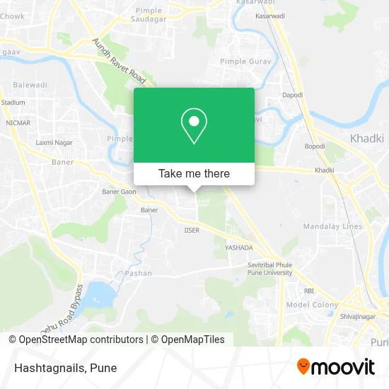 Hashtagnails map
