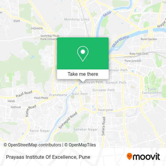 Prayaas Institute Of Excellence map