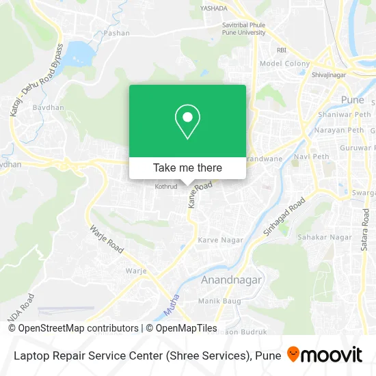 Laptop Repair Service Center (Shree Services) map