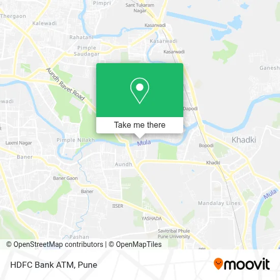 HDFC Bank Atm map
