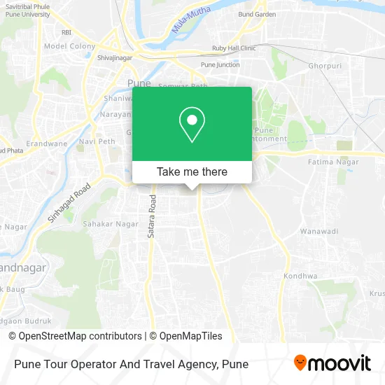 Pune Tour Operator And Travel Agency map