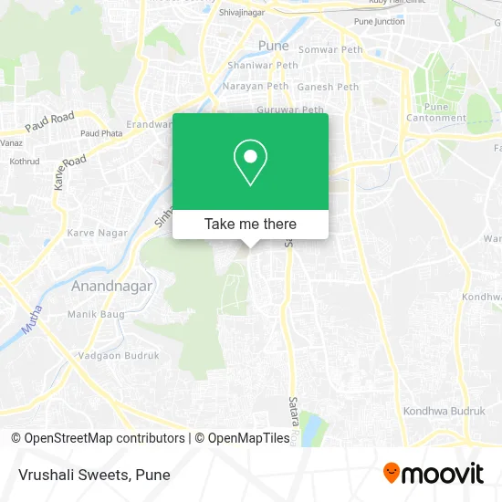 Vrushali Sweets map