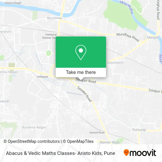 Abacus & Vedic Maths Classes- Aristo Kids map
