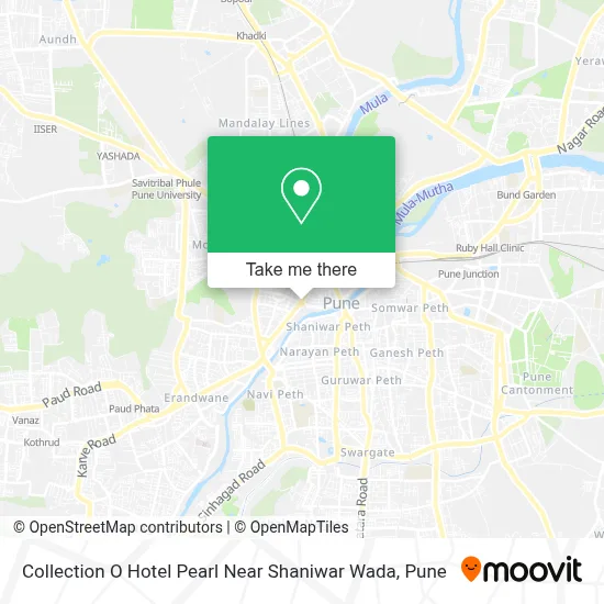 Collection O Hotel Pearl Near Shaniwar Wada map