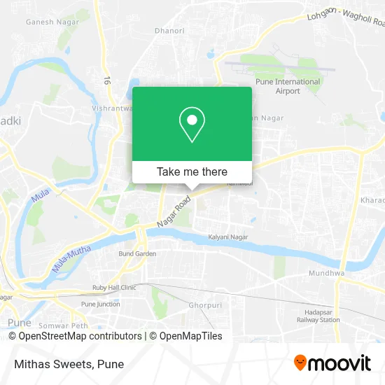 Mithas Sweets map