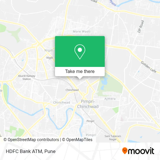 HDFC Bank Atm map