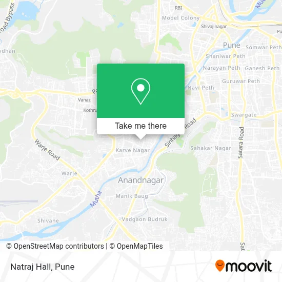 Natraj Hall map