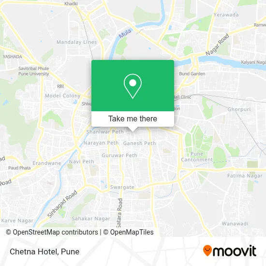 Chetna Hotel map