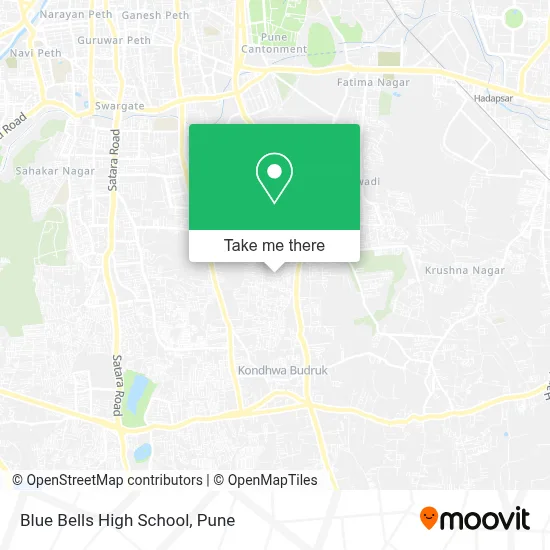 Blue Bells High School map