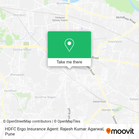 HDFC Ergo Insurance Agent: Rajesh Kumar Agarwal map
