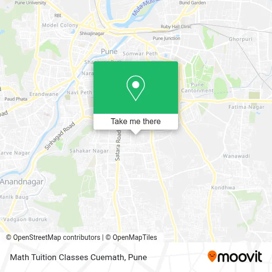 Math Tuition Classes Cuemath map