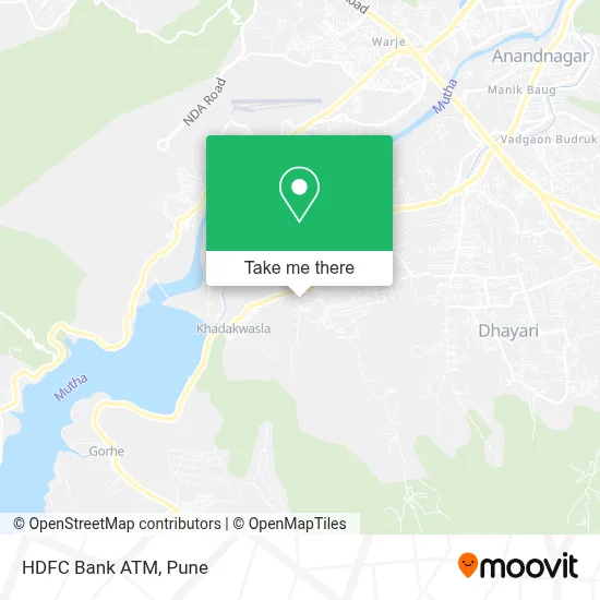 HDFC Bank Atm map