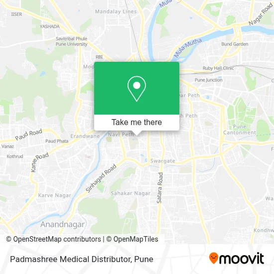 Padmashree Medical Distributor map