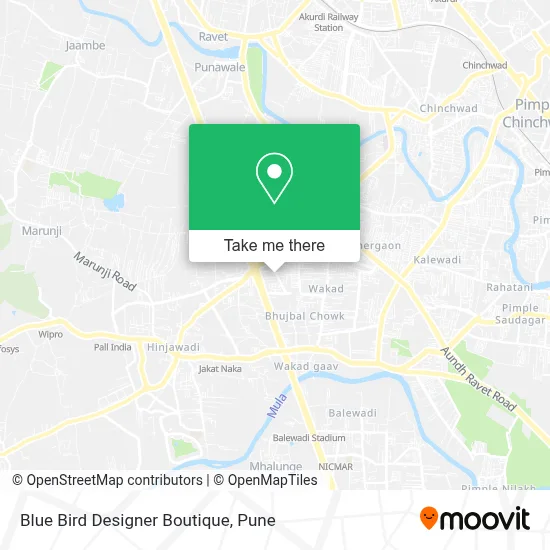 Blue Bird Designer Boutique map