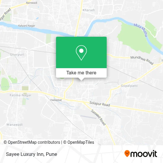 Sayee Luxury Inn map