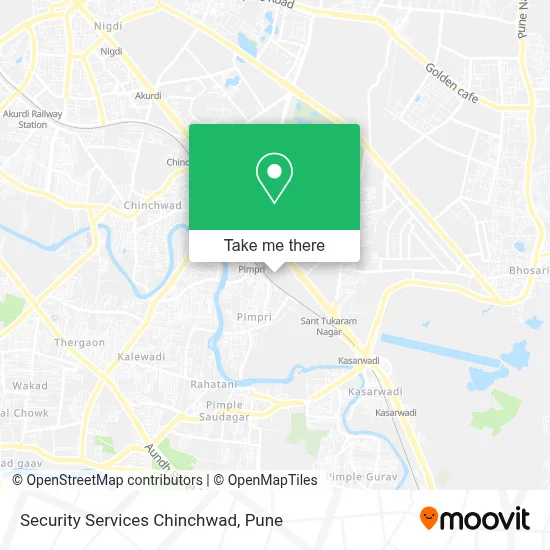 Security Services  Chinchwad map