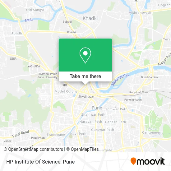 HP Institute Of Science map