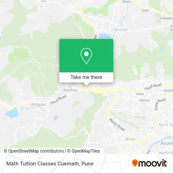 Math Tuition Classes Cuemath map