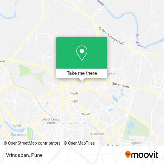 Vrindaban map