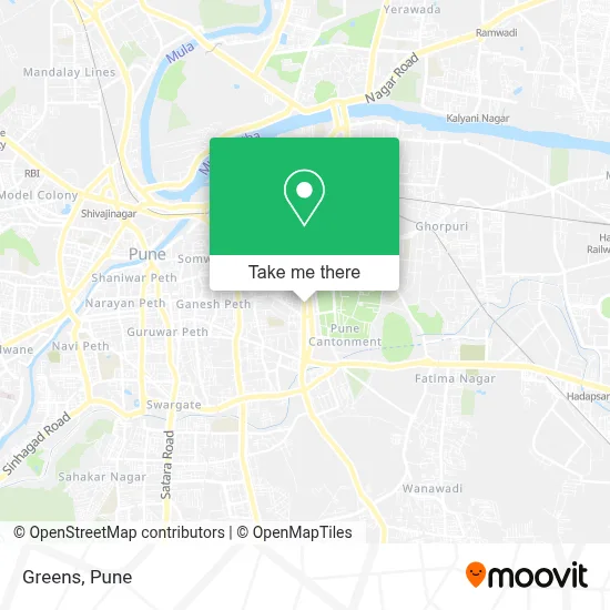 Greens map