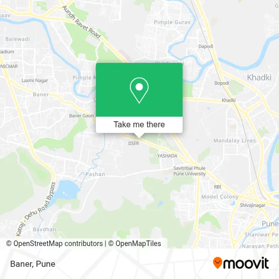 Baner map