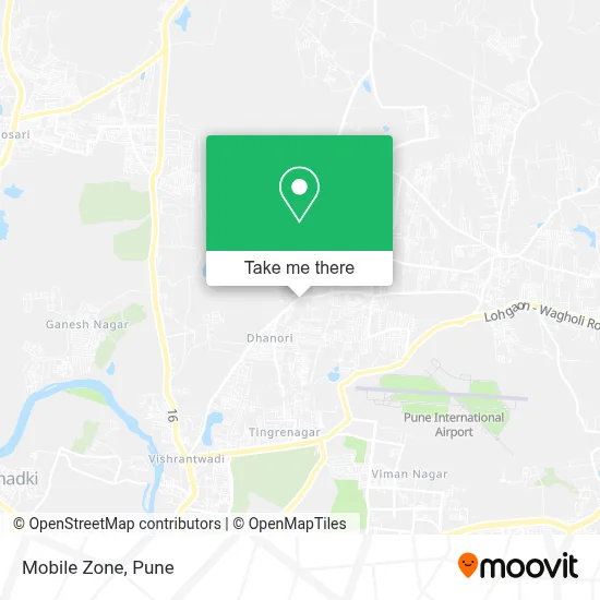 Mobile Zone map