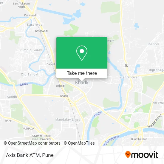 Axis Bank Atm map