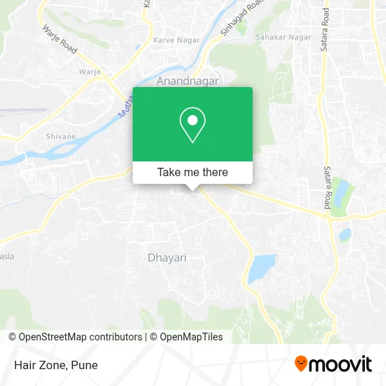 Hair Zone map