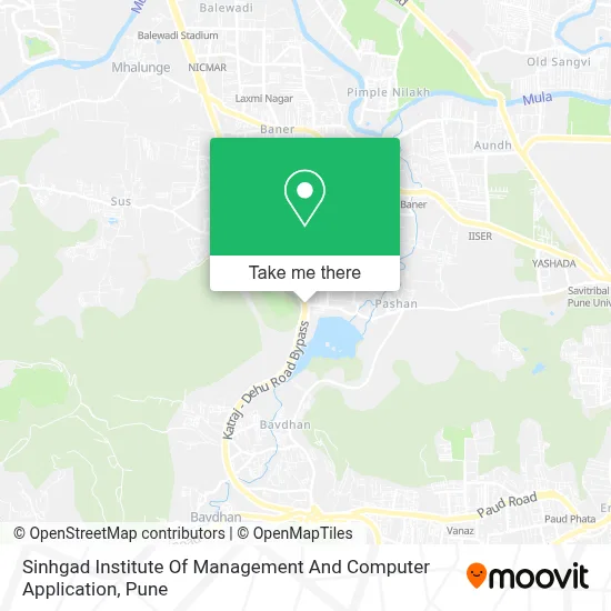 Sinhgad Institute Of Management And Computer Application map
