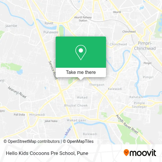 Hello Kids Cocoons Pre School map