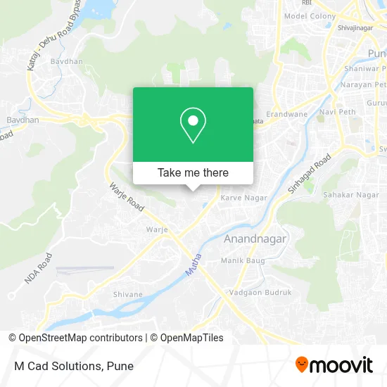 M Cad Solutions map