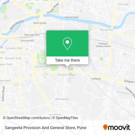 Sangeeta Provision And General Store map