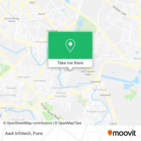 Aadi Infotech map