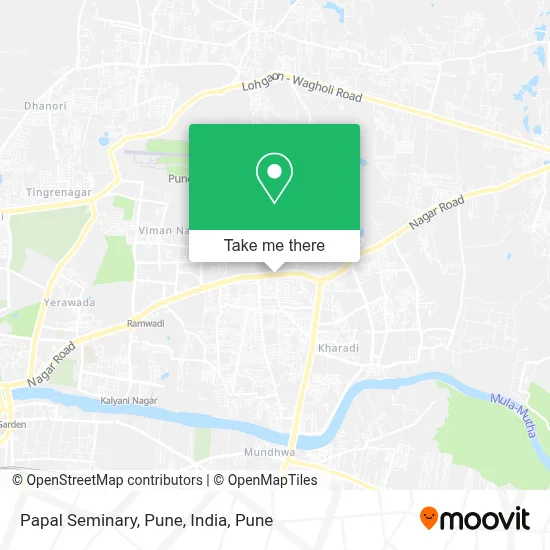 Papal Seminary, Pune, India map